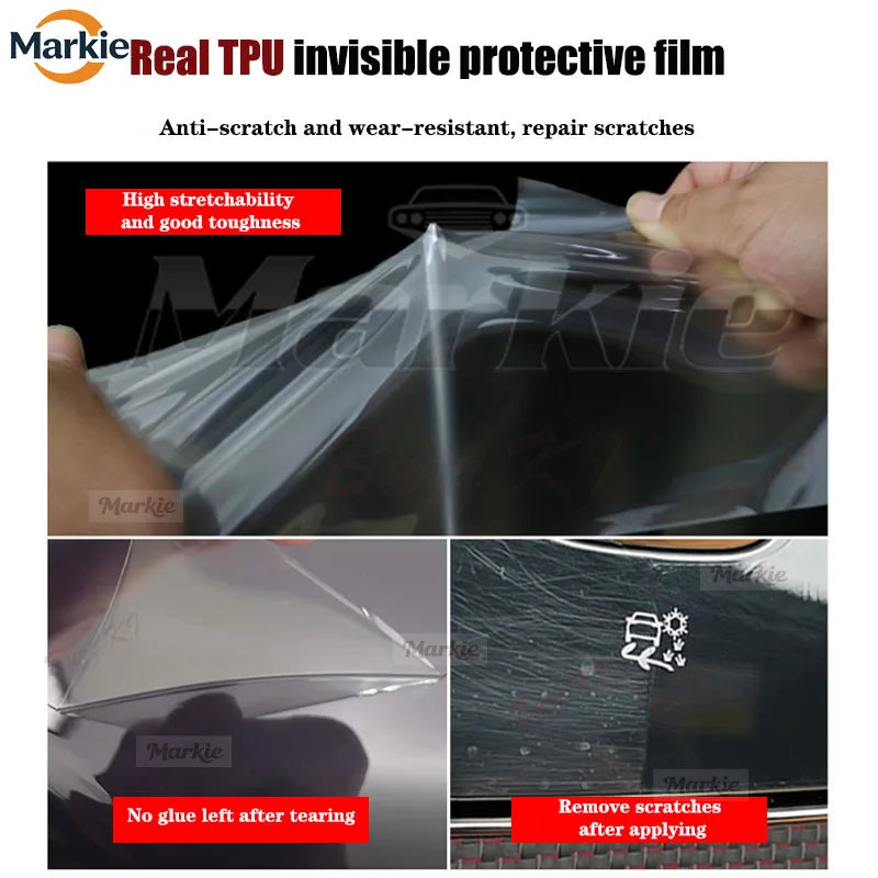 TPU Headlight Pre Cut Protection Film, Transparent, Toyota Hilux GR Sport, 2024-2025
