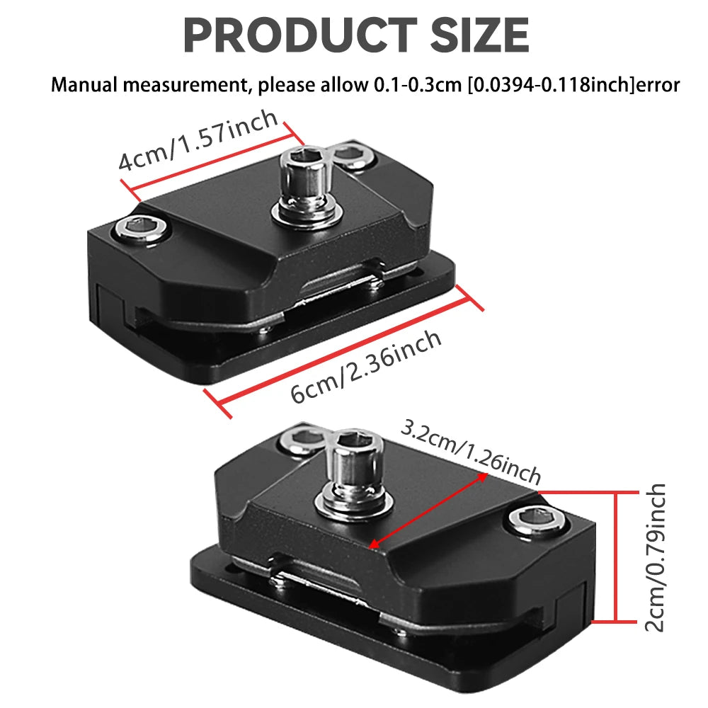 Universal Car Hood Spotlight Base, Light Bracket Mounting Clip, LED Work Light Mount Clamp