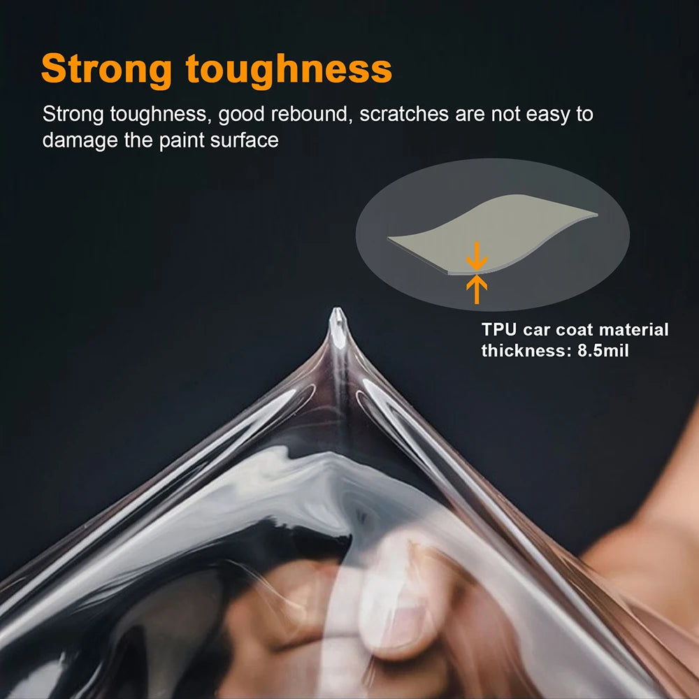 TPU PPF Clear Sticker, Car Headlight Protection Film, Toyota Hilux Revo, 2021-2023