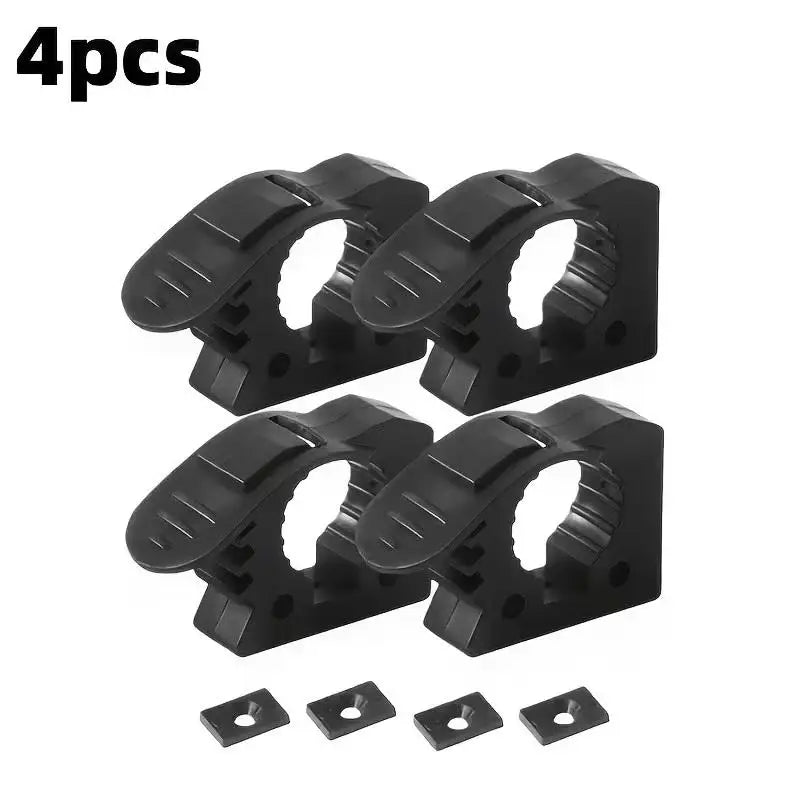 Quick Rubber Clamp For Mounting Tools Equipment, 2/4Pcs