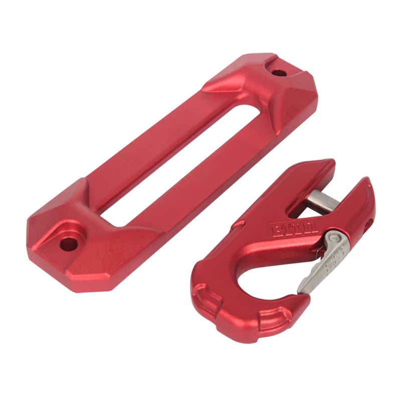 Aluminium Alloy Rope Guide Mouth with winch trailer hook, 19000LBS