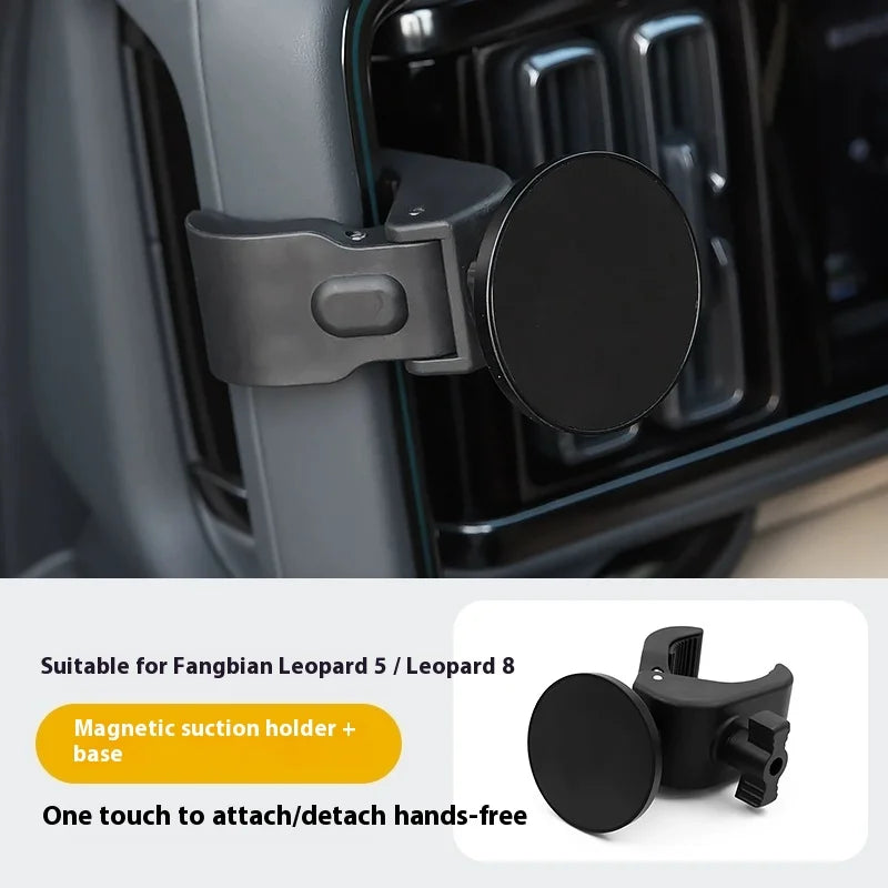 Car Phone Holder, Magnetic Gravity Cup Holder, 360° Adjustable Bracket