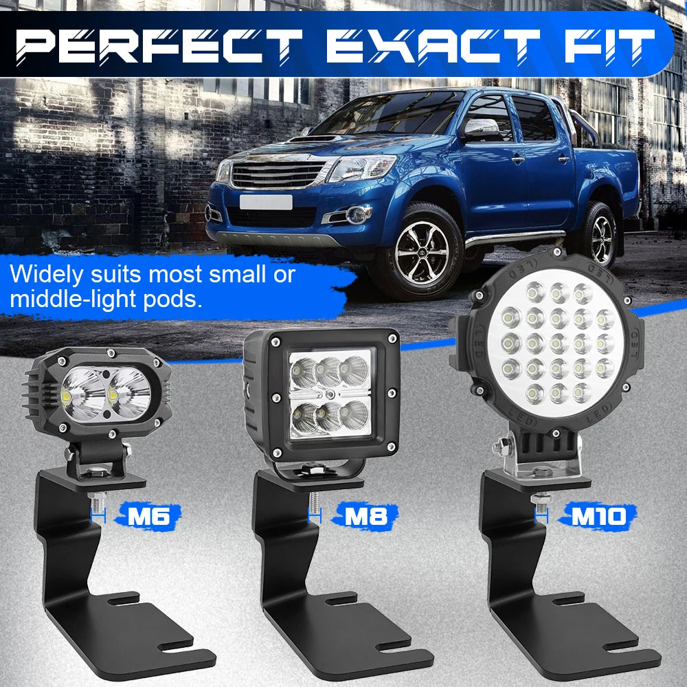 Hood Mounting Bracket, Toyota Hilux, 2014-2025
