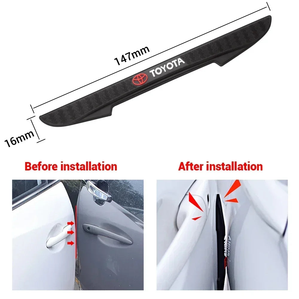 4Pcs Car Door Edge Anti-collision Strips, Toyota Hilux