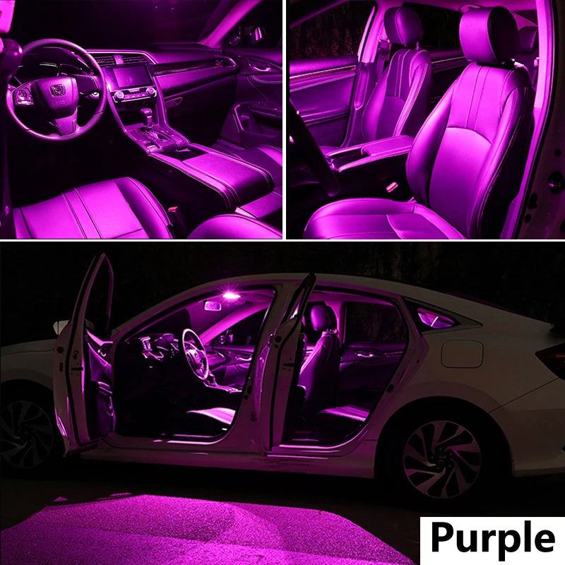 9Pcs LED Interior Light Bulb Kit Toyota Hilux Vigo, 2006-2015