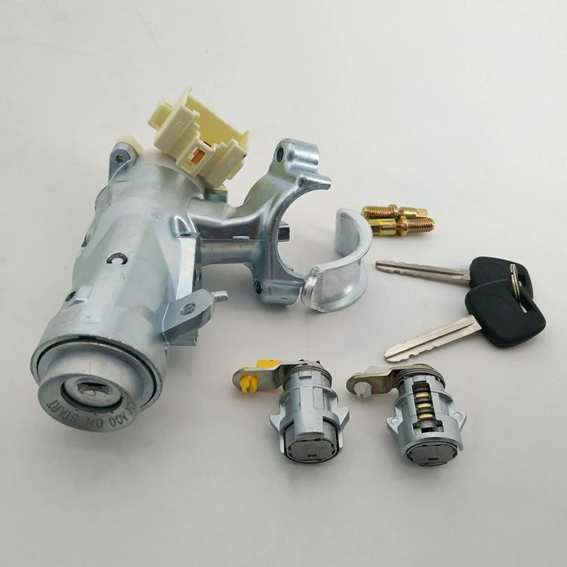 Ignition Lock, Core Switch, Steering Barrel, With 2 Keys, Toyota Hilux, 1997-2004