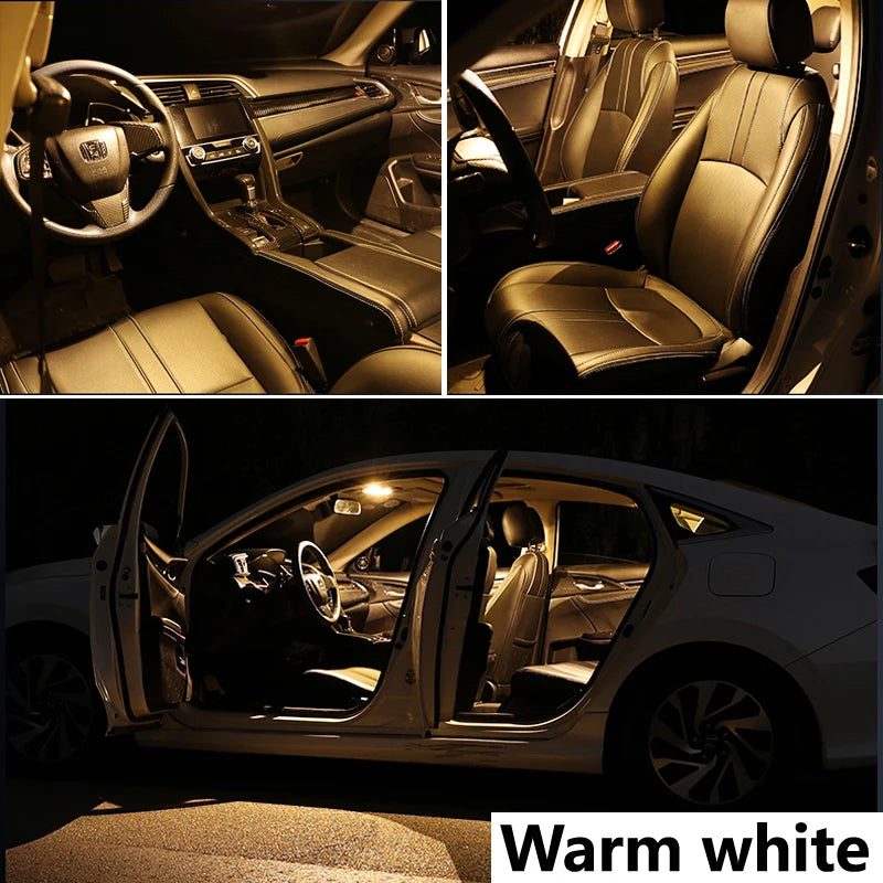 9Pcs LED Interior Light Bulb Kit Toyota Hilux Vigo, 2006-2015