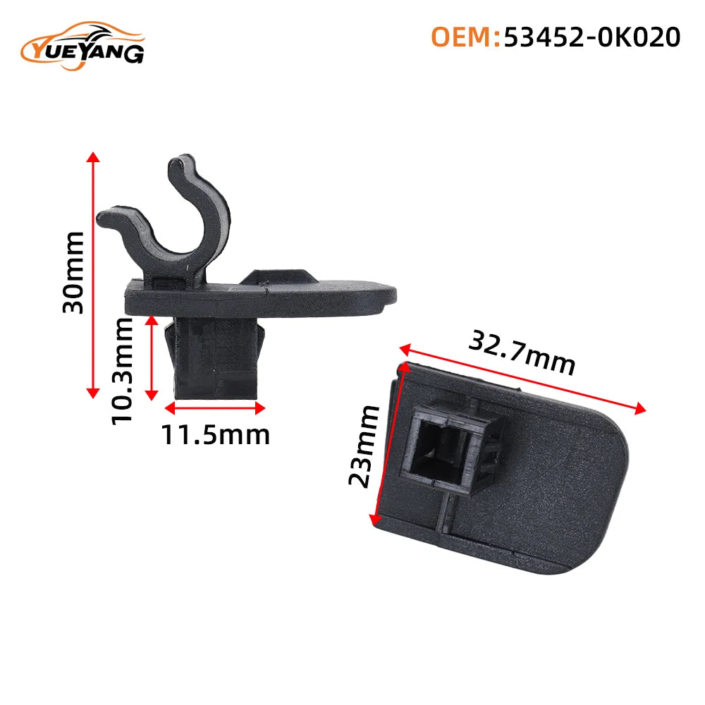 Hood Stay Clip, Toyota Hilux, Ref: 534520K020
