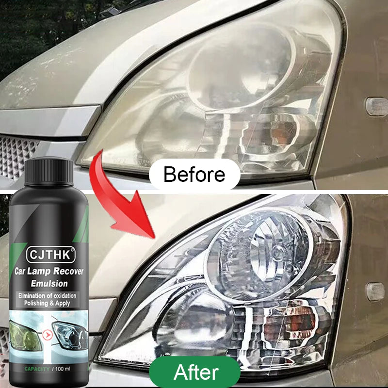 Headlight Restoration Polishing Kits, Scratch Remover, Repair Cleaning Paste, Remove Oxidation, Polish Liquid